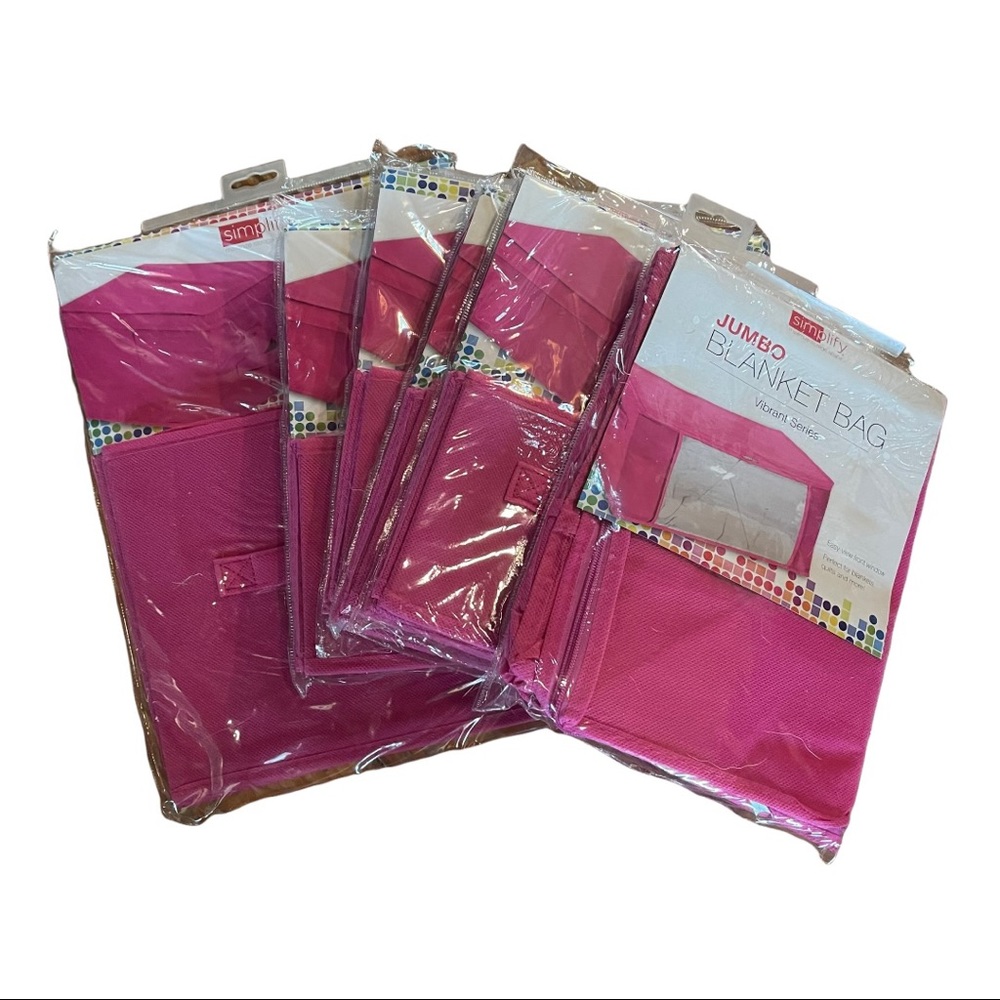 SIMPLIFY Pink Maximum Storage Space 6 Piece Bundle NWT